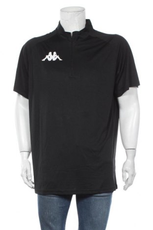 Ανδρικό t-shirt Kappa, Μέγεθος XL, Χρώμα Μαύρο, Πολυεστέρας, Τιμή 16,42 €