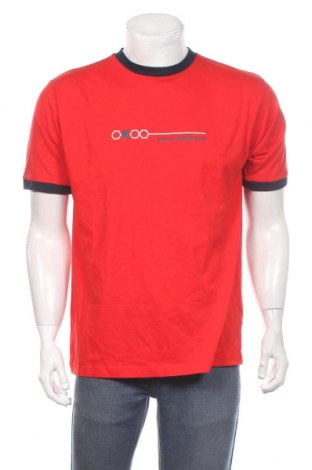Мъжка тениска New Balance, Размер M, Цвят Червен, Памук, Цена 34,91 лв.