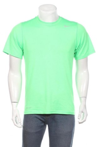 Мъжка тениска Nike, Размер S, Цвят Зелен, Полиестер, Цена 28,93 лв.