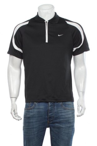 Мъжка тениска Nike, Размер M, Цвят Черен, 100% полиестер, Цена 19,84 лв.