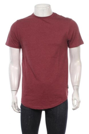 Ανδρικό t-shirt Only & Sons, Μέγεθος M, Χρώμα Κόκκινο, 60% βαμβάκι, 40% πολυεστέρας, Τιμή 9,72 €
