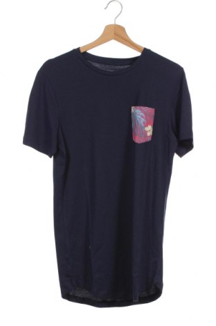 Мъжка тениска Originals By Jack & Jones, Размер XS, Цвят Син, Памук, Цена 33,32 лв.