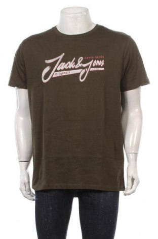 Ανδρικό t-shirt Originals By Jack & Jones, Μέγεθος XL, Χρώμα Πράσινο, Βαμβάκι, Τιμή 17,68 €