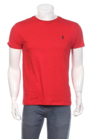 Herren T-Shirt Polo By Ralph Lauren, Größe S, Farbe Rot, Baumwolle, Preis 23,66 €