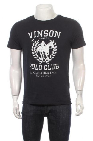 Tricou de bărbați Polo Club, Mărime M, Culoare Albastru, Bumbac, Preț 82,89 Lei
