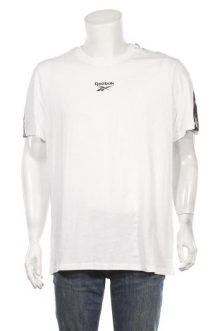 Herren T-Shirt Reebok, Größe XL, Farbe Weiß, Baumwolle, Preis 14,85 €