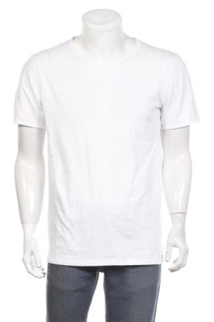 Ανδρικό t-shirt Selected Homme, Μέγεθος L, Χρώμα Λευκό, Βαμβάκι, Τιμή 22,81 €