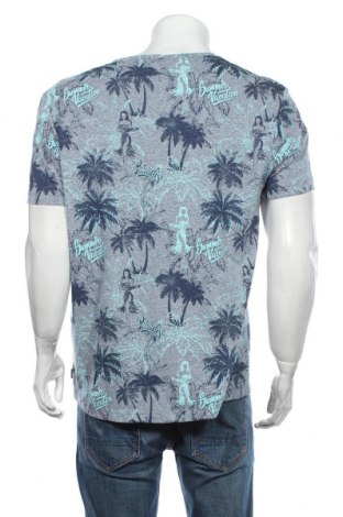 Herren T-Shirt Tom Tailor, Größe XL, Farbe Grau, 50% Polyester, 37% Baumwolle, 13% Viskose, Preis 21,47 €