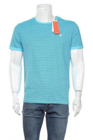 Мъжка тениска Tom Tailor, Размер M, Цвят Син, Памук, Цена 35,77 лв.