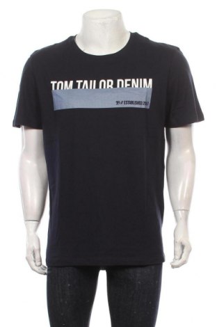 Herren T-Shirt Tom Tailor, Größe XXL, Farbe Blau, Baumwolle, Preis 20,97 €