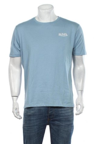 Męski T-shirt Von Dutch, Rozmiar XL, Kolor Niebieski, Bawełna, Cena 123,57 zł