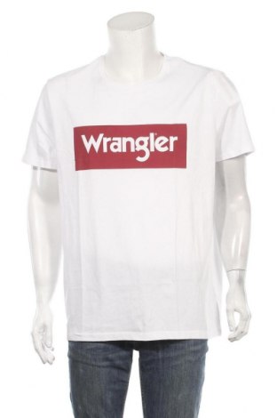 Pánské tričko  Wrangler, Velikost XXL, Barva Bílá, Bavlna, Cena  700,00 Kč