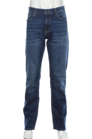 Pánske džínsy  Hugo Boss, Veľkosť L, Farba Modrá, 99% bavlna, 1% elastan, Cena  69,18 €