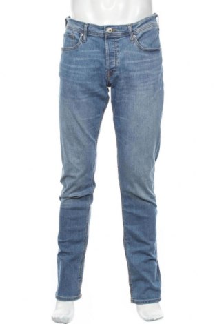 Herren Jeans Jack & Jones, Größe L, Farbe Blau, 60% Baumwolle, 28% Polyester, 10% Baumwolle, 2% Elastan, Preis 23,71 €