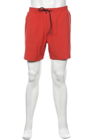 Мъжки къс панталон Anerkjendt, Размер L, Цвят Червен, 95% полиестер, 5% еластан, Цена 94,17 лв.