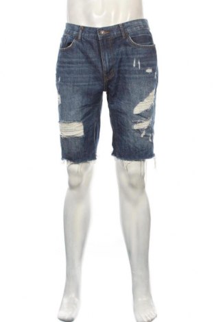 Ανδρικό κοντό παντελόνι Burton of London, Μέγεθος L, Χρώμα Μπλέ, 100% βαμβάκι, Τιμή 18,19 €