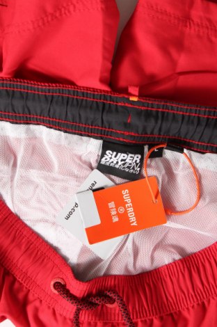 Ανδρικό κοντό παντελόνι Superdry, Μέγεθος L, Χρώμα Κόκκινο, Πολυεστέρας, Τιμή 38,27 €