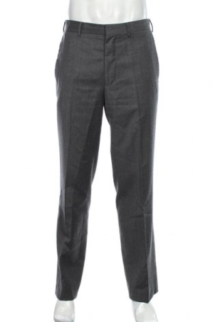 Pantaloni de bărbați BOSS, Mărime M, Culoare Gri, Lână, Preț 350,00 Lei
