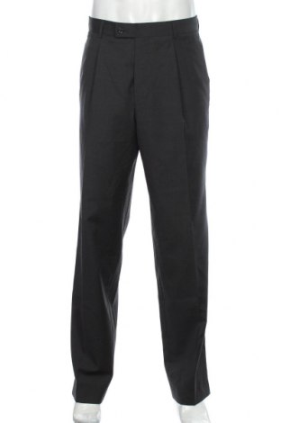 Pantaloni de bărbați Hugo Boss, Mărime L, Culoare Gri, 100% lână, Preț 381,25 Lei