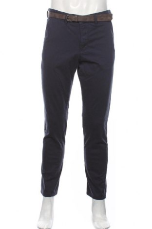 Мъжки панталон Jack & Jones, Размер M, Цвят Син, 98% памук, 2% еластан, Цена 36,80 лв.