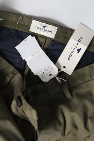 Мъжки панталон Tom Tailor, Размер M, Цвят Зелен, 98% памук, 2% еластан, Цена 17,82 лв.