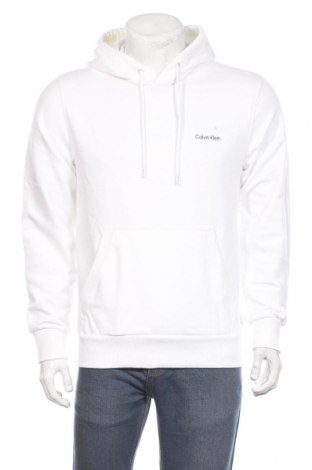 Herren Sweatshirt Calvin Klein, Größe M, Farbe Weiß, Baumwolle, Preis 94,43 €