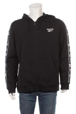 Herren Sweatshirt Reebok, Größe XL, Farbe Schwarz, 70% Baumwolle, 30% Polyester, Preis 37,94 €