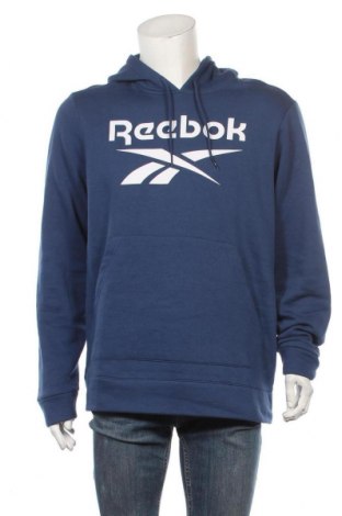 Herren Sweatshirt Reebok, Größe L, Farbe Blau, 70% Baumwolle, 30% Polyester, Preis 32,58 €