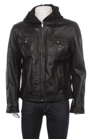 Pánska kožená bunda  Lee Cooper, Veľkosť XXL, Farba Čierna, Pravá koža , Cena  96,83 €