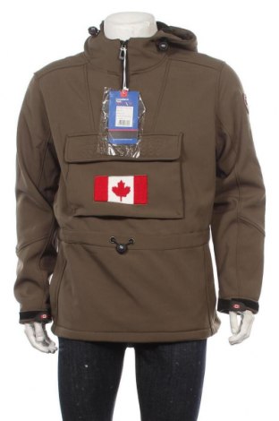 Męska kurtka sportowa Canadian Peak, Rozmiar XL, Kolor Zielony, 96% poliester, 4% elastyna, Cena 517,76 zł