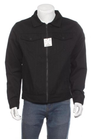 Ανδρικό μπουφάν Zara, Μέγεθος L, Χρώμα Μαύρο, Βαμβάκι, Τιμή 38,27 €