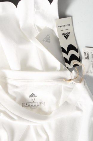 Kleid Adidas, Größe M, Farbe Weiß, Baumwolle, Preis 47,76 €