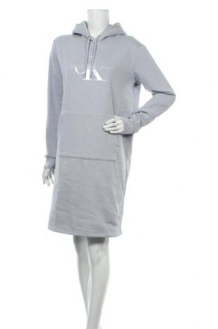 Kleid Calvin Klein Jeans, Größe M, Farbe Grau, 73% Baumwolle, 27% Polyester, Preis 98,56 €