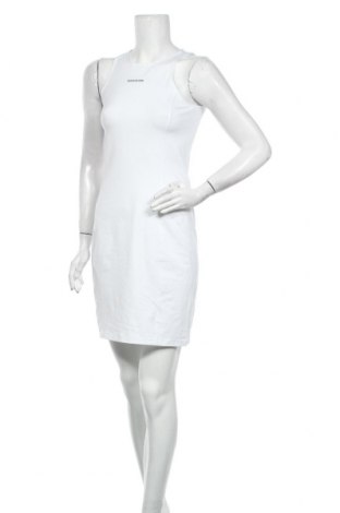 Kleid Calvin Klein Jeans, Größe S, Farbe Weiß, 95% Baumwolle, 5% Elastan, Preis 110,81 €