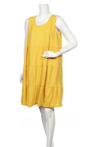 Рокля Gina Benotti, Размер XL, Цвят Жълт, 59% памук, 41% полиестер, Цена 27,30 лв.