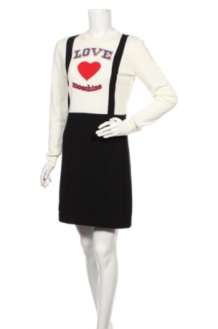 Kleid Love Moschino, Größe L, Farbe Schwarz, 35% Polyamid, 30% Viskose, 30% Wolle, 5% Kaschmir, Preis 301,88 €