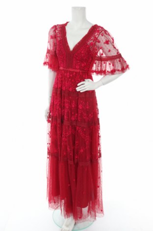 Sukienka Needle & Thread, Rozmiar S, Kolor Czerwony, Poliester, Cena 1 957,11 zł