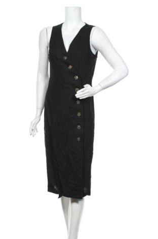 Kleid New Look, Größe M, Farbe Schwarz, 61% Leinen, 39% Viskose, Preis 20,49 €