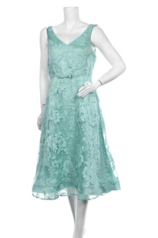 Φόρεμα S.Oliver Black Label, Μέγεθος M, Χρώμα Πράσινο, 84% βαμβάκι, 16% πολυεστέρας, Τιμή 89,84 €