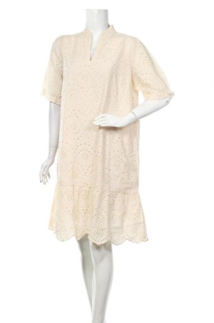 Φόρεμα Saint Tropez, Μέγεθος L, Χρώμα  Μπέζ, Βαμβάκι, Τιμή 43,22 €