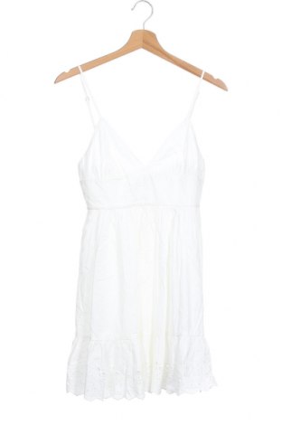 Kleid Zara, Größe XS, Farbe Weiß, Baumwolle, Preis 26,44 €