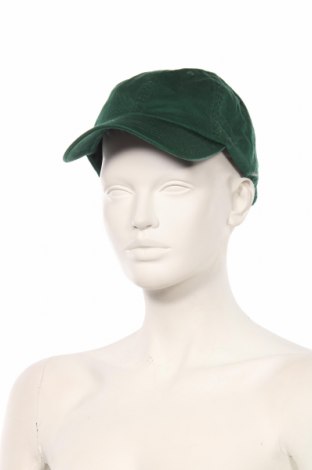 Шапка Ralph Lauren, Цвят Зелен, Памук, Цена 63,07 лв.