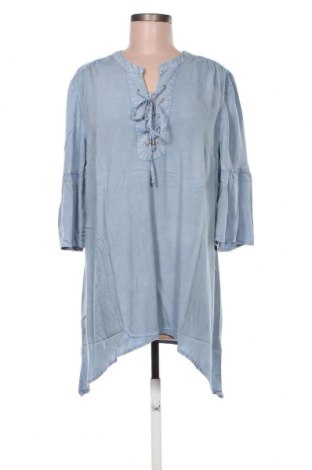 Tunika Sheego, Größe XL, Farbe Blau, Viskose, Preis 42,14 €