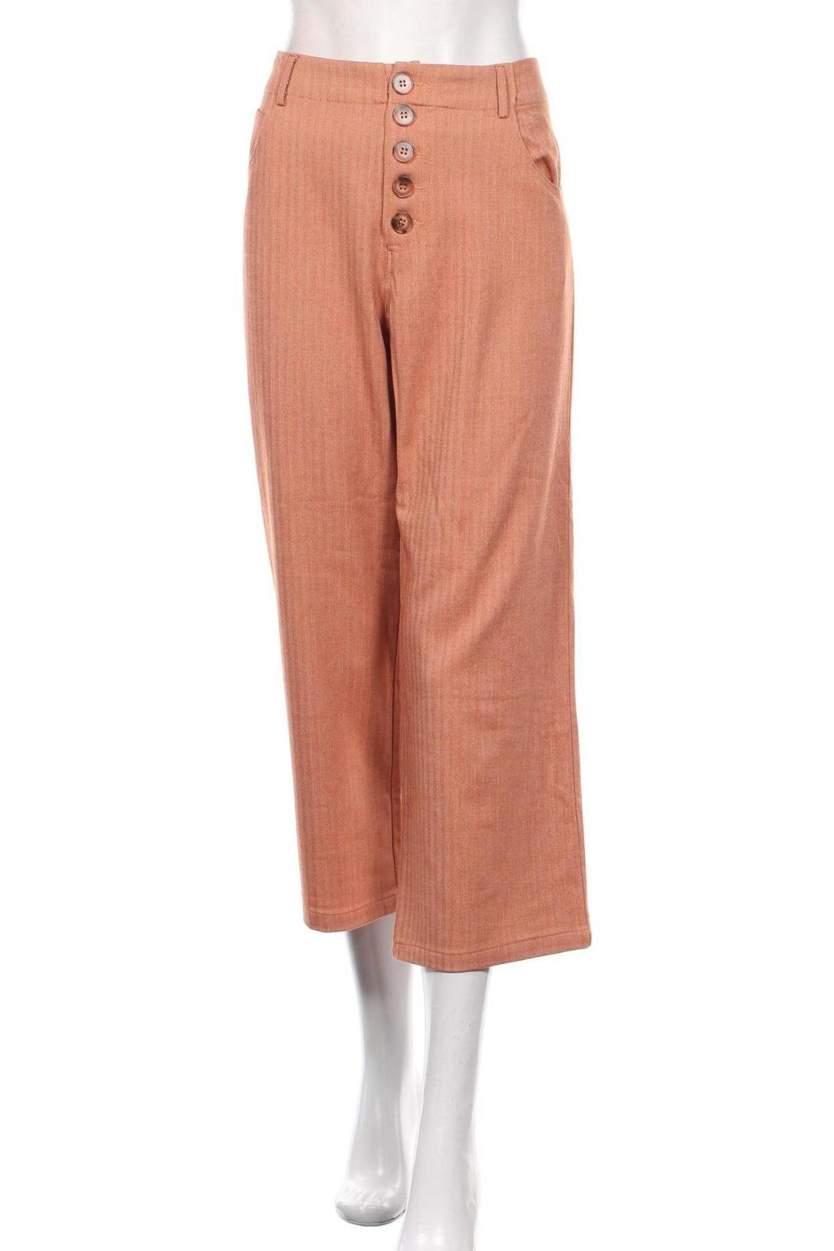 Γυναικείο παντελόνι Orfeo Paris, Μέγεθος M, Χρώμα Πορτοκαλί, 70% πολυεστέρας, 25% βισκόζη, 5% ελαστάνη, Τιμή 19,95 €
