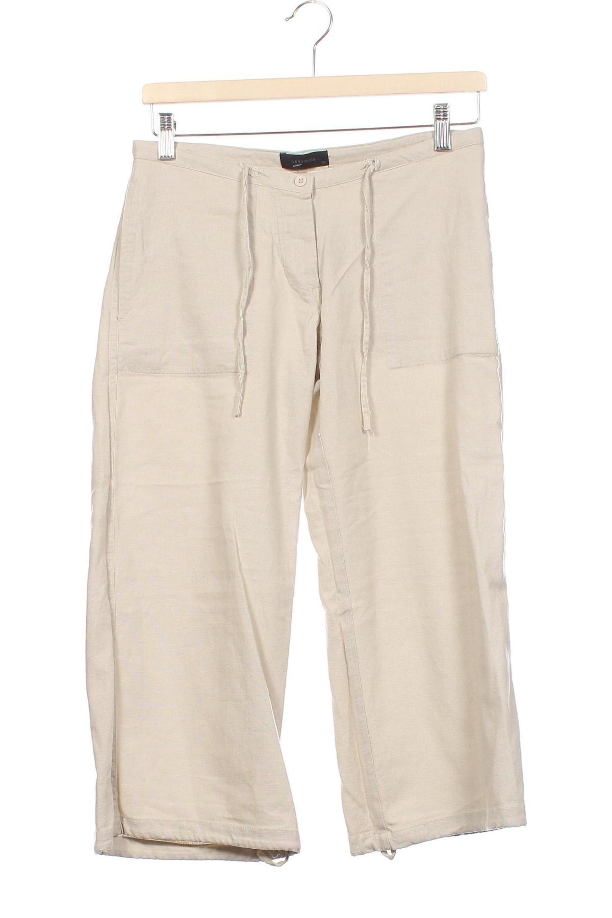 Dámské kalhoty  Vero Moda, Velikost XS, Barva Béžová, Cena  558,00 Kč