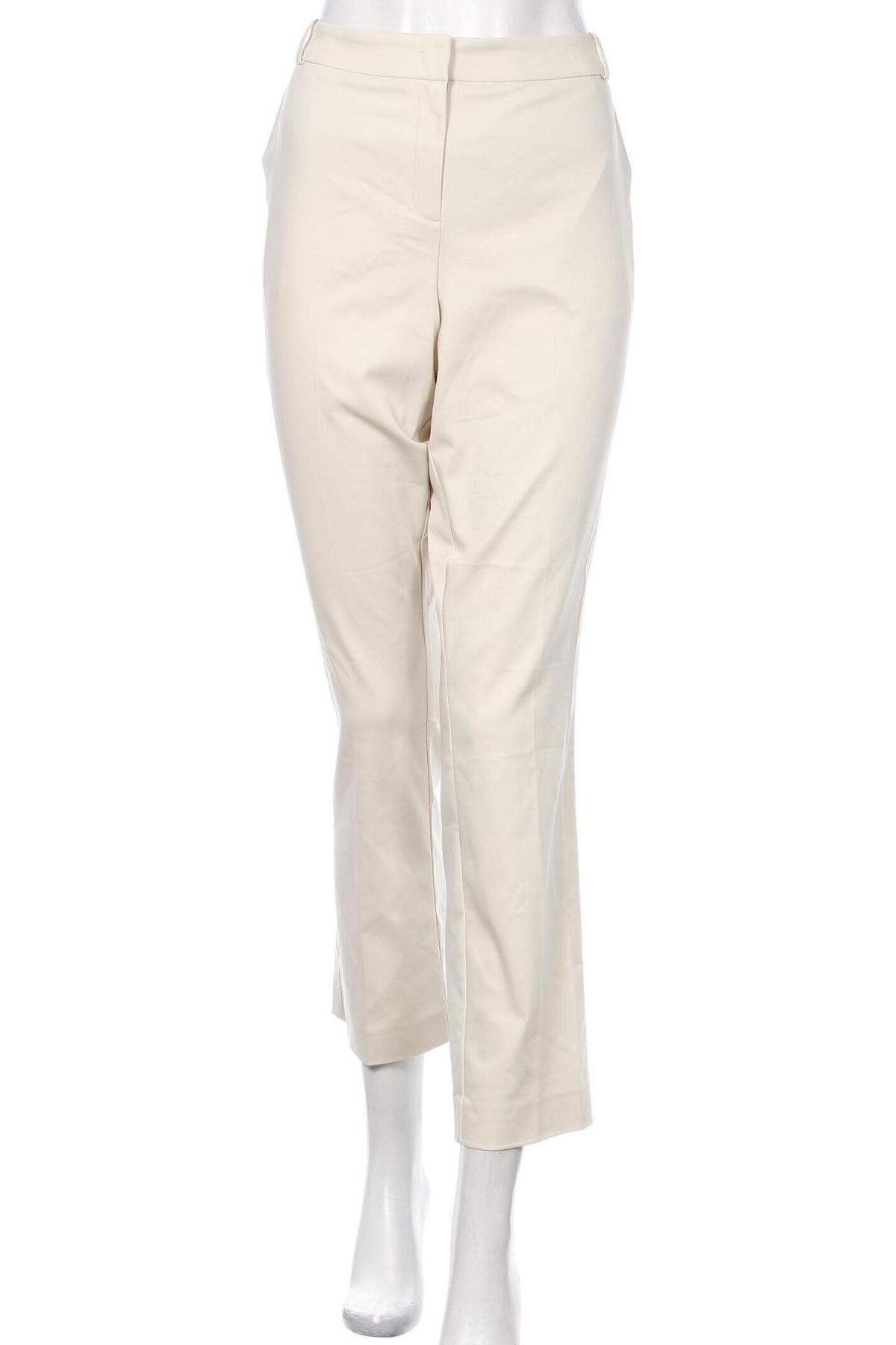 Γυναικείο παντελόνι Zero, Μέγεθος XL, Χρώμα Εκρού, 60% βαμβάκι, 37% πολυαμίδη, 3% ελαστάνη, Τιμή 66,49 €