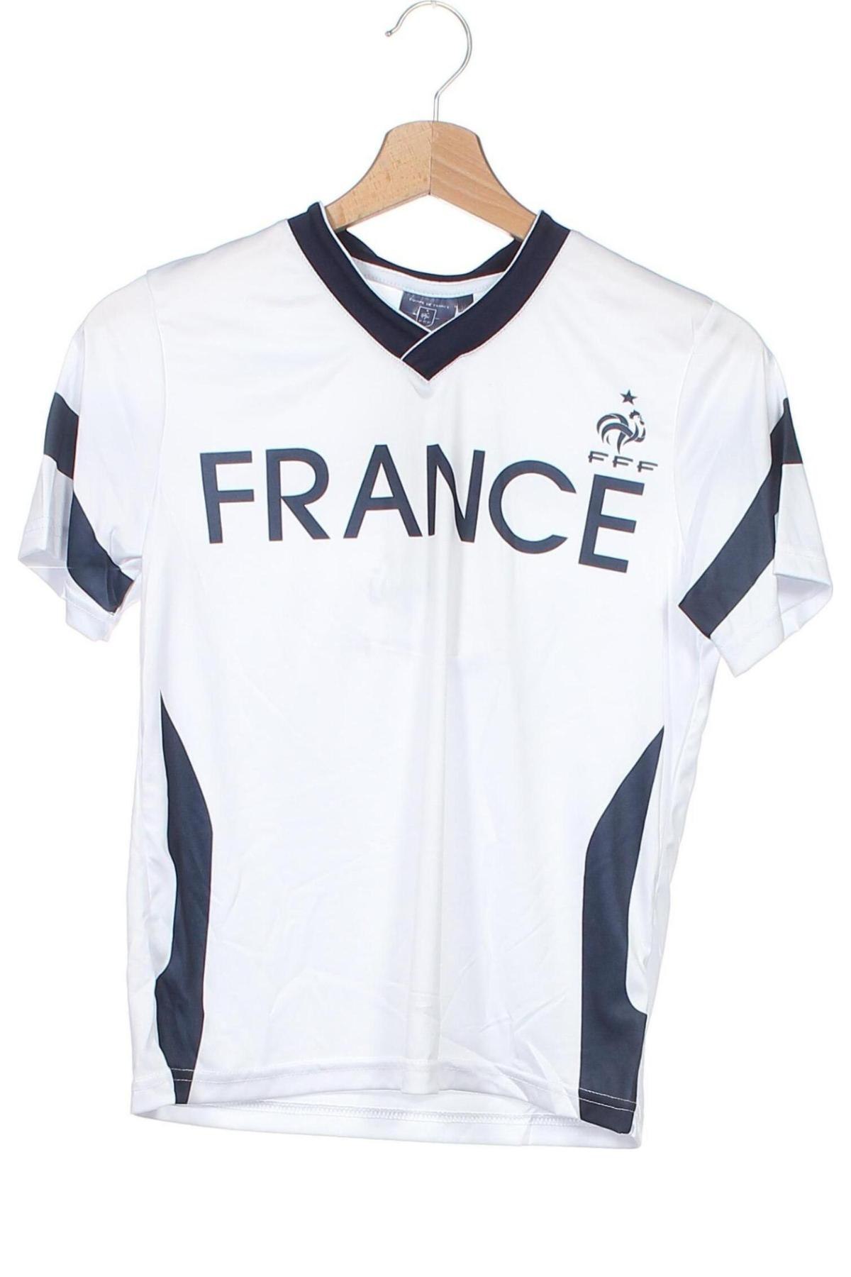 Detské tričko FFF France, Veľkosť 8-9y/ 134-140 cm, Farba Biela, Polyester, Cena  15,08 €