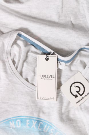 Дамска тениска Sublevel, Размер S, Цвят Сив, Цена 10,50 лв.
