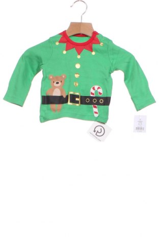 Παιδική μπλούζα George, Μέγεθος 2-3m/ 56-62 εκ., Χρώμα Πράσινο, Τιμή 4,22 €