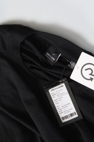 Мъжка блуза Only & Sons, Размер L, Цвят Черен, Цена 37,00 лв.